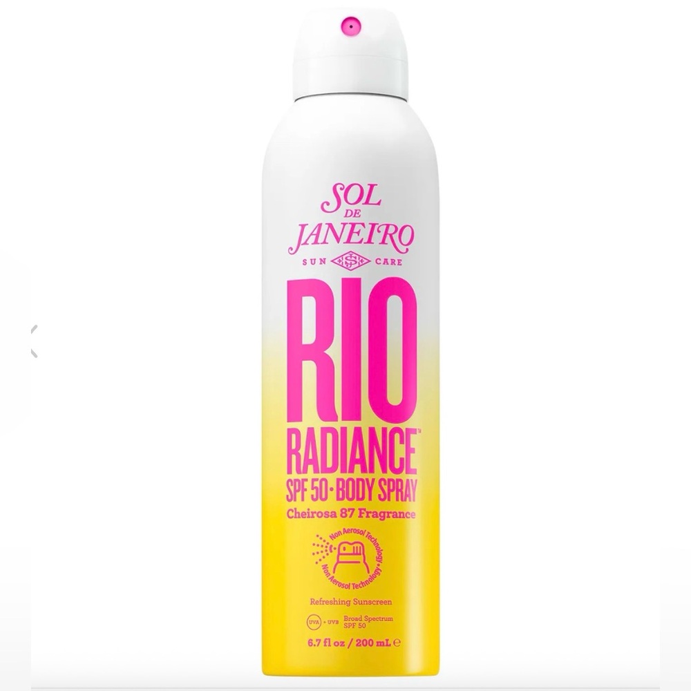 NWT • Sol de Janeiro • Rio Radiance SPF 50 Body Spray Sunscreen with Niacinamide